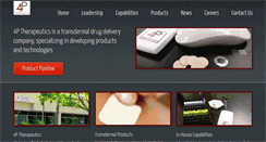 Desktop Screenshot of 4ptherapeutics.com